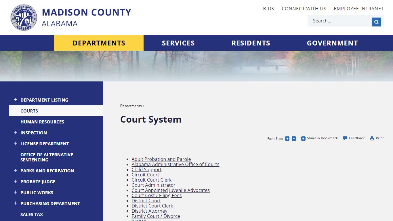 Court System | Madison County, AL